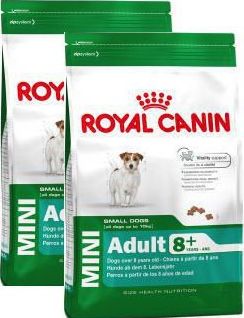 Royal Canin ROYAL CANIN Mini Adult 8+ 2x8kg karma sucha dla psów starszych od 8 do 12 roku życia, ras małych