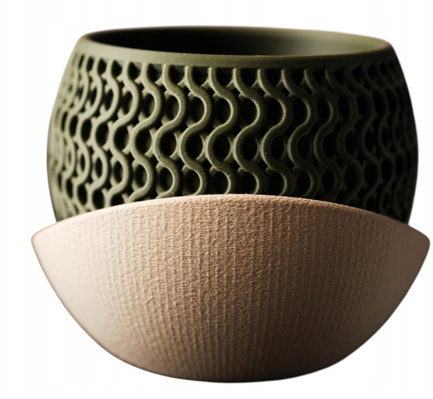 Lumarko Echo* Planter geometryczna doniczka 3D z nowoczesnym designem