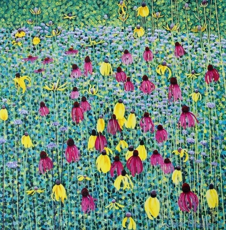 Susan Entwistle Karnet z kopertą Kwiaty Prairie