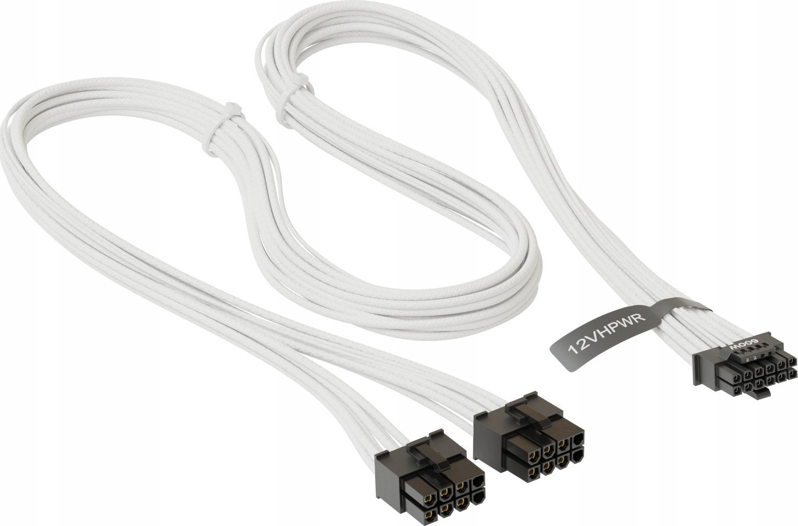 SeaSonic Seasonic 12VHPWR PCIe adapter cable, 90 angled (white, 75cm)
