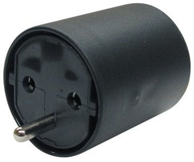 Adapter mocujący D styk uziemiający / CH 3-stykowy (T12), czarny