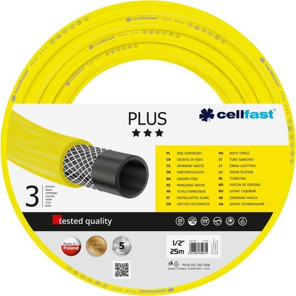 Cellfast Wąż ogrodowy Plus 1/2" 70m