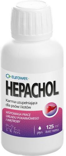 EUROWET Hepachol dla psa i kota 125ml