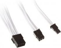 SilverStone PCIe 8-pin - PCIe 8-pin, 0.25m, Czarno-biały (SSTPP07PCIW)