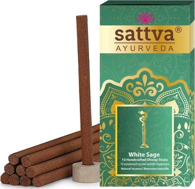 Sattva Sattva Incense Sticks kadzidła słupkowe White Sage 10szt