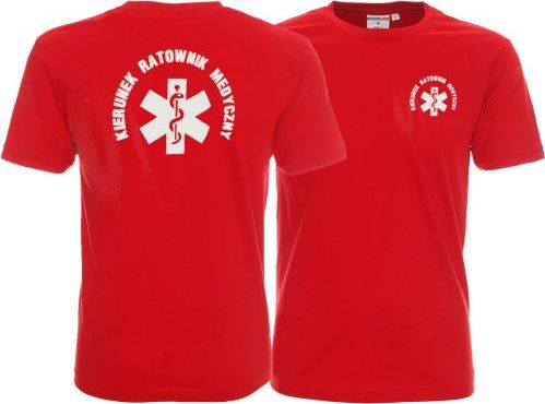 LPP - Promostars Koszulka męska KIERUNEK RATOWNIK MEDYCZNY czerwona