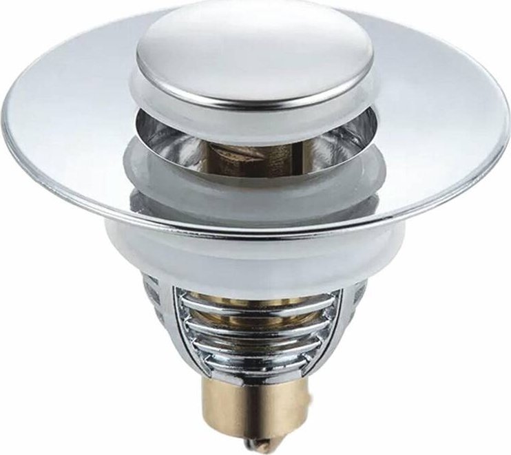 Aptel Stalowy KOREK Umywalkowy typ Klik-Klak srebrny AG868