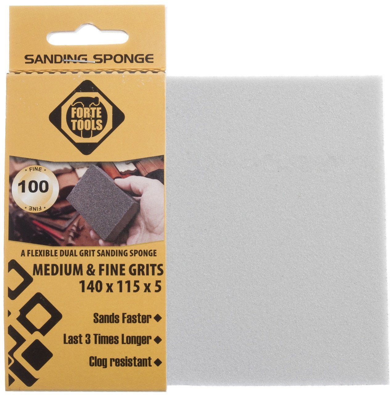 GRINDING SPONGE 140X115X5 MM