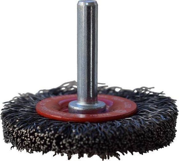 Abraboro Szczotka tarczowa 50x8 mm ABRABORO - drut falisty, trzpień