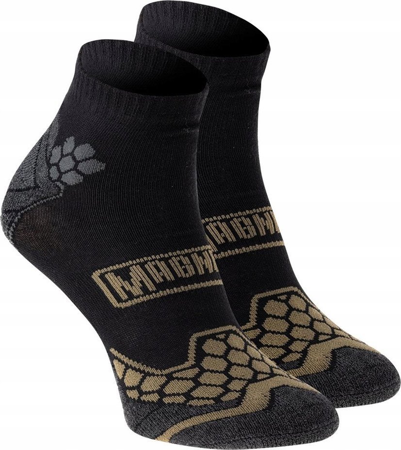 Magnum SKARPETY MAGNUM BERSOR BLACK/GREY/HONEY MUSTARD 36-39