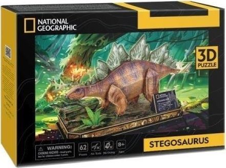 Cubic Fun PUZZLE 3D NATIONAL GEOGRAPHIC STEGOZAUR