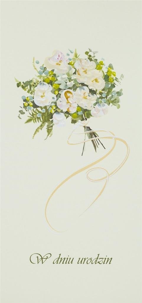 MAK Karnet Urodziny DL U16 - Bukiet jasny