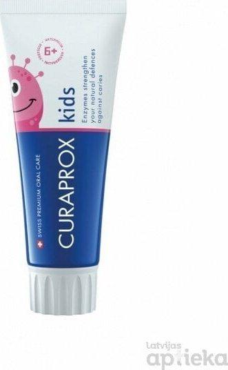 Curaprox Pasta do zębów dla dzieci od 6 lat Kids o smaku arbuza, 60ml
