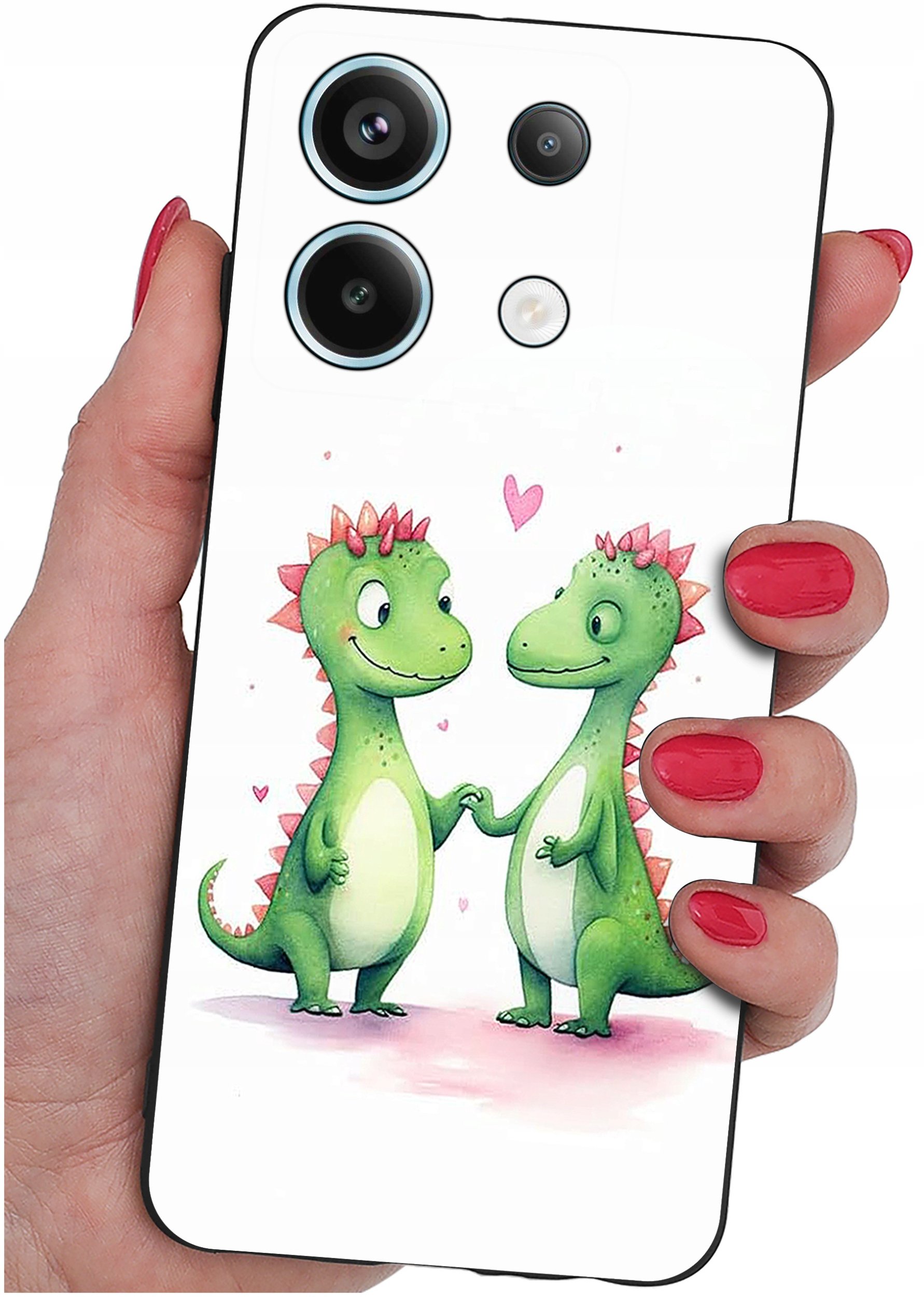 ETUI do Xiaomi Redmi Note 13 Pro 5G WZORY |SILIKONOWE MATT CASE +SZKŁO 9H