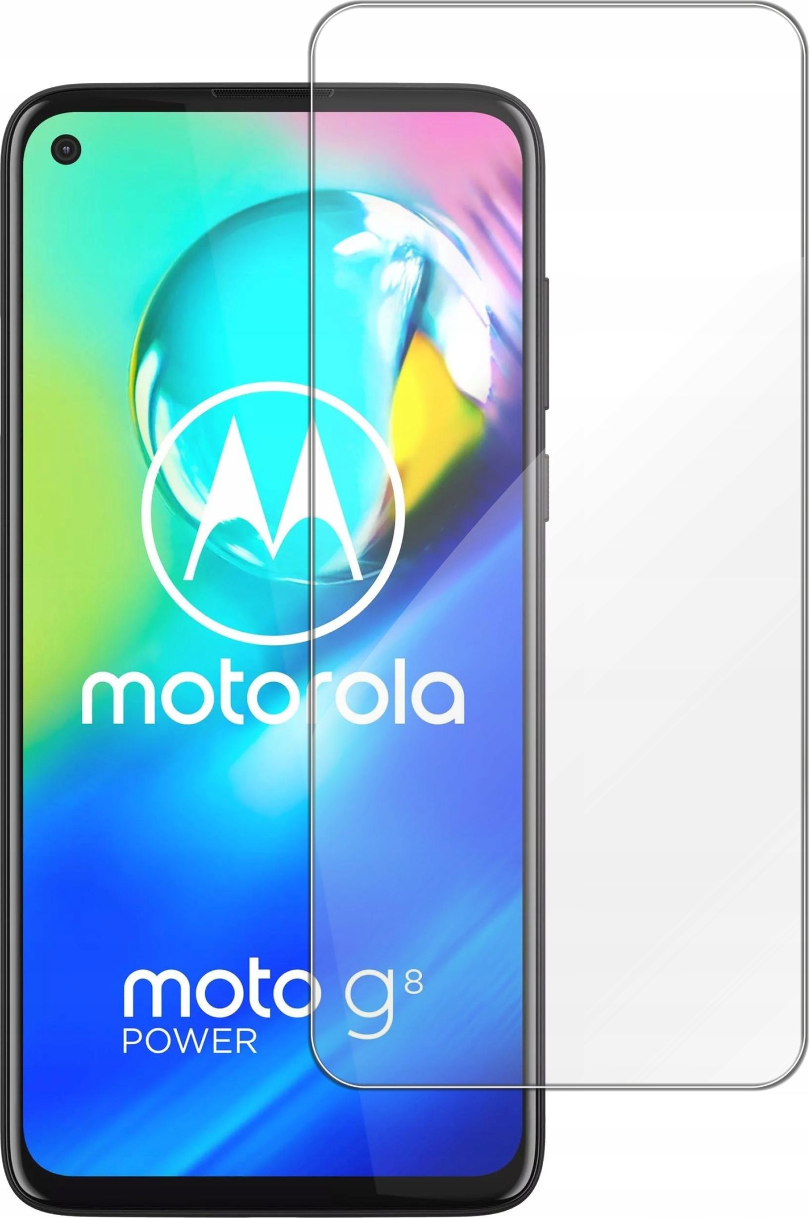etumi Szkło Hartowane Do Motorola Moto G8 Power | Szybka Szkiełko Ochronne Na Ekran Twarde Płaskie Przód / Ochrona Matrycy Telefonu Glas0108