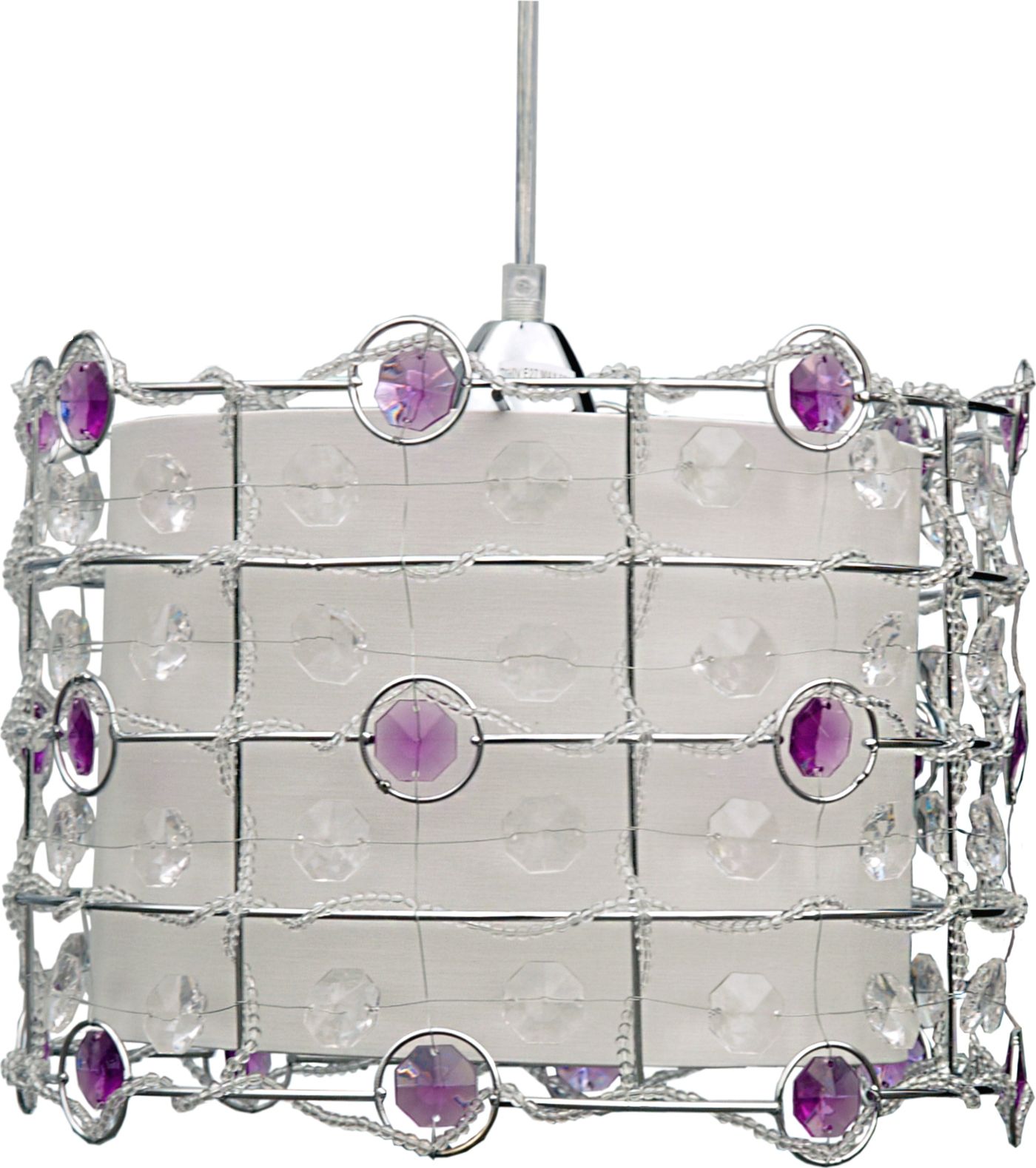 Lampa wisząca Candellux Lampa sufitowa fioletowa Candellux SENECA 31-02976