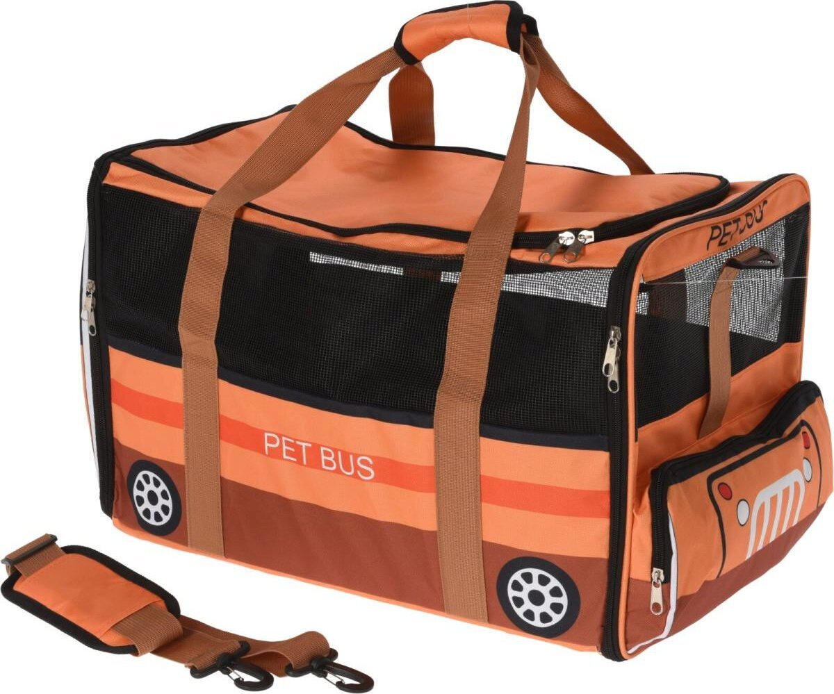 Koopman Transporter dla zwierzaka 52x30x32,5cm pet bus pomarańczowy