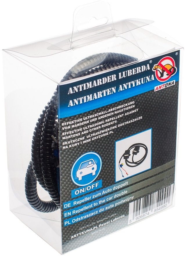 Antykuna.pl Odstraszacz do auta ON/OFF na 2 Strony 12V