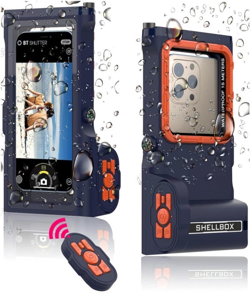 Etui wodoszczelne na telefony uniwersalne Supero, granatowe