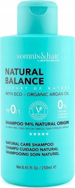 SOMNIS&HAIR_Natural Balance 94% Natural Hair Shampoo naturalny szampon do włosów 250ml