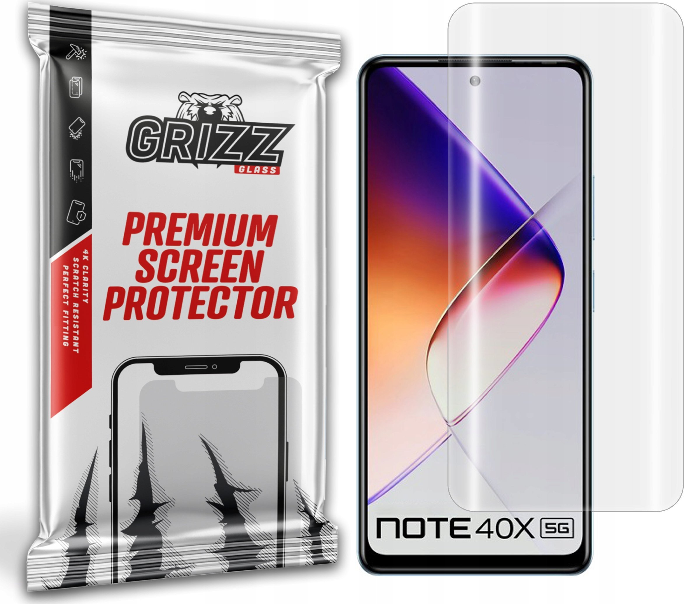 GrizzGlass Folia hydrożelowa GrizzGlass Hydrofilm do Infinix Note 40X