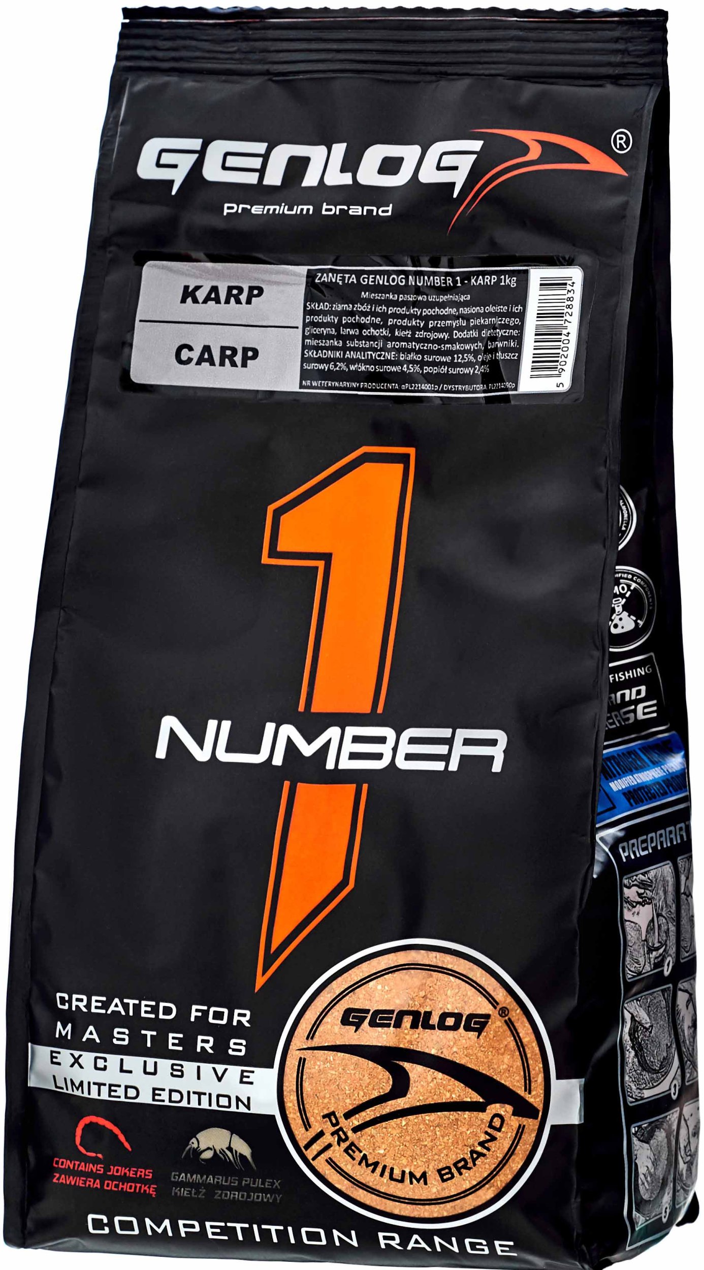Genlog ZGNO15 - GENLOG ZANĘTA NUMBER 1 - KARP 1000g uniwersalny