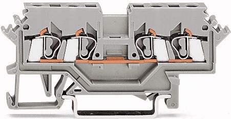Wago Złączka szynowa 4-przewodowa 2,5mm2 szara (280-621)