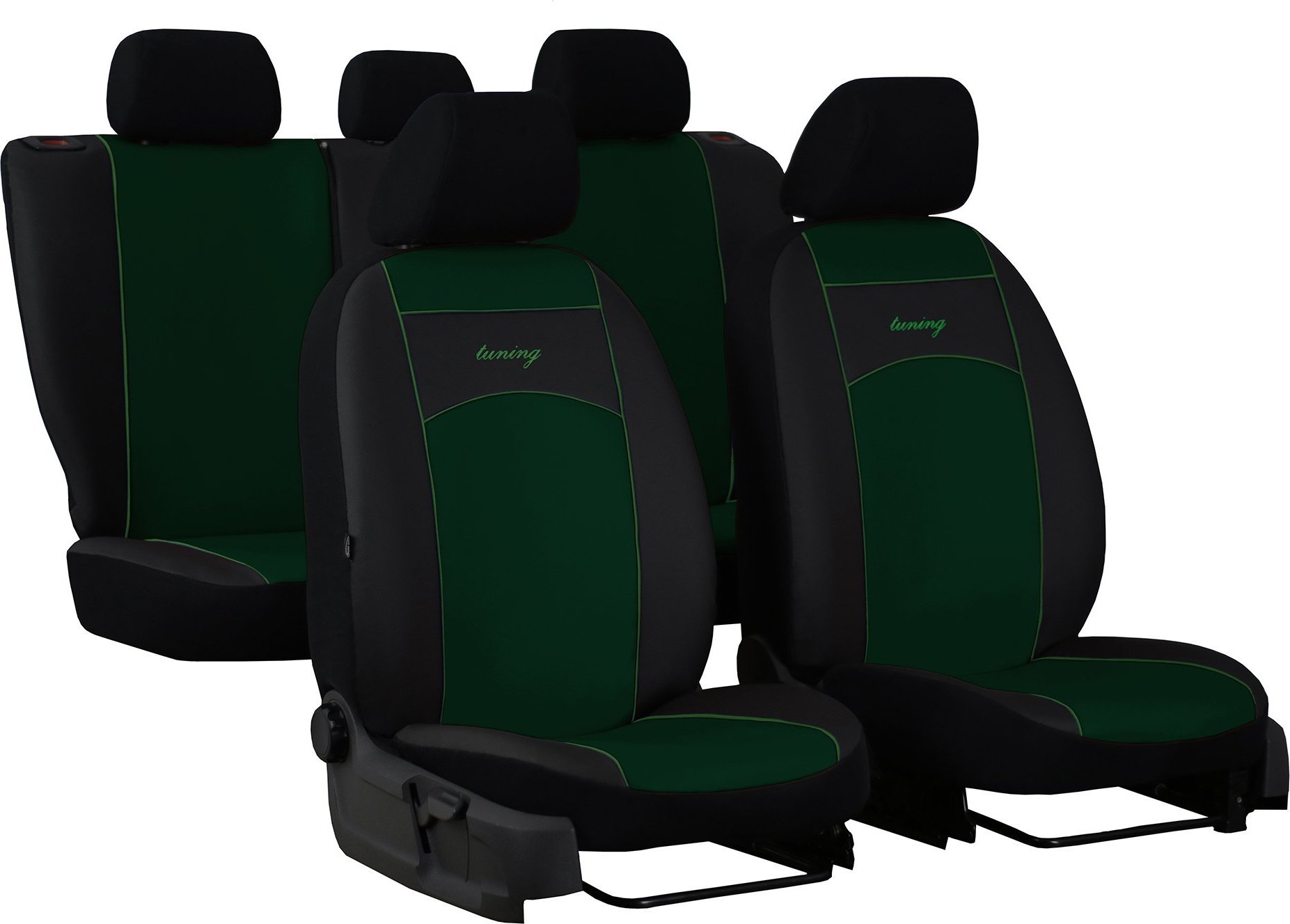 Pok-ter Pokrowce uniwersalne ekoskóra Tuning (zielone)