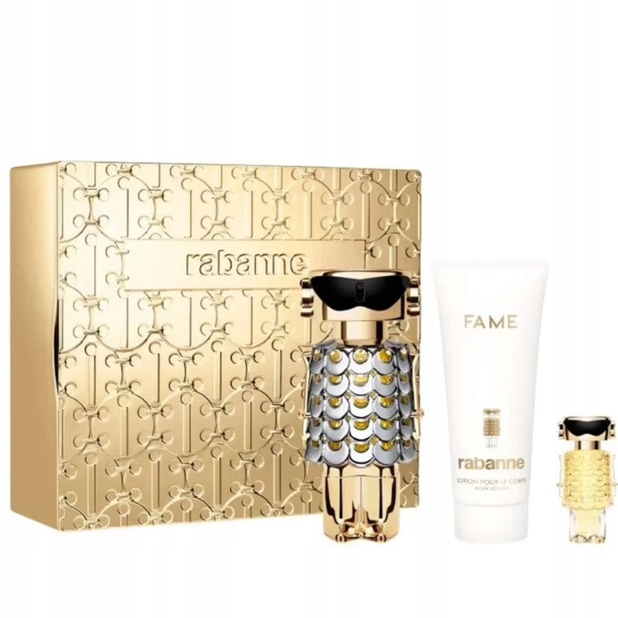 SET PACO RABANNE Fame EDP spray 80ml + BODY LOTION 100ml + MINIATURA EDP spray 4ml