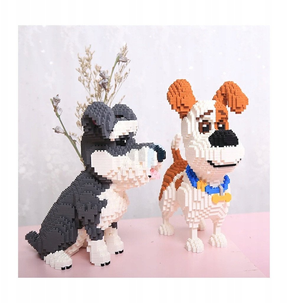 Klocki Konstrukcyjne Rasy Psów PSY Jack Russel 2100 elementów