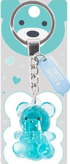 Brelok miś - Super Siostra