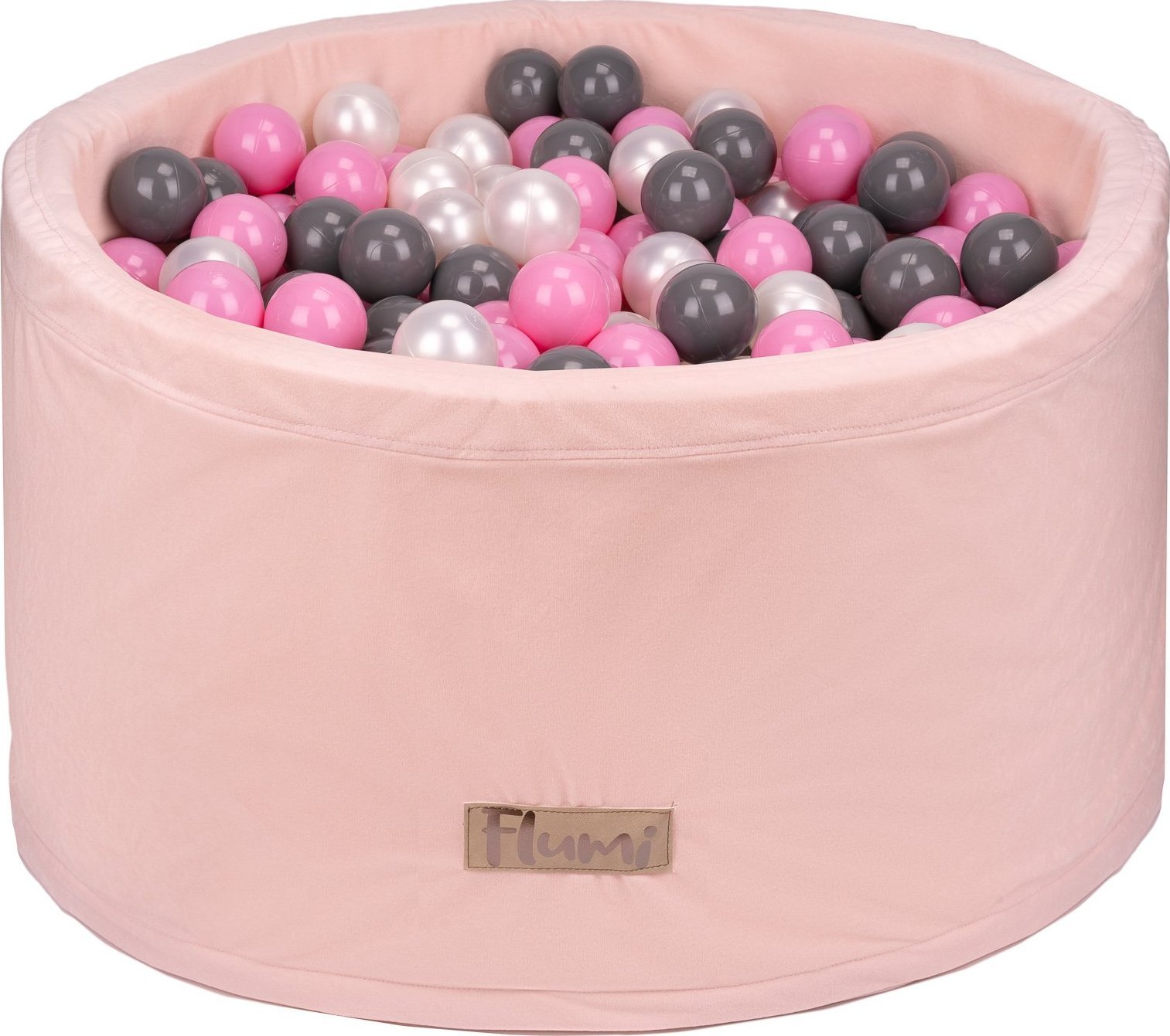 Blomster Suchy basen PUDROWY RÓŻ + PIŁKI RÓŻOWE-SZARE-PERŁOWE