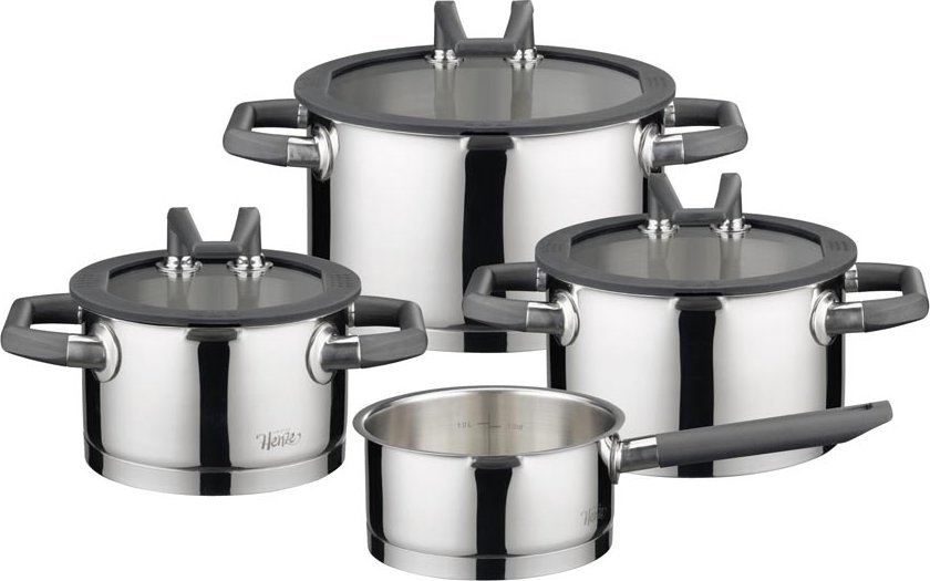 Elotouch Komplet garnków 4 szt. Black Pearl