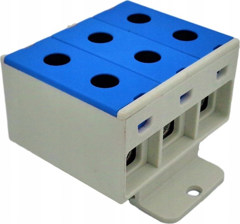 Incobex Złączka szynowa 3-torowa 50mm2 szara ZGX 3x50 niebieska wer2 ENE-00208