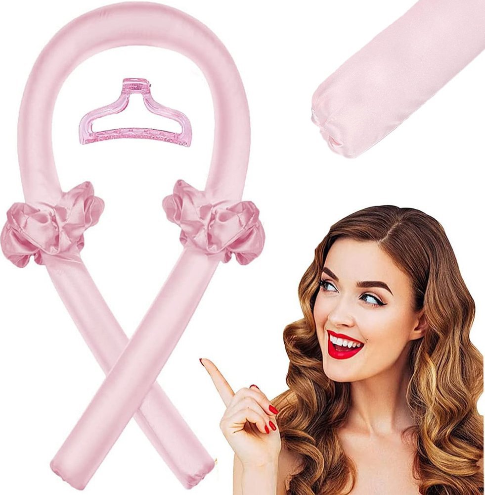 Verk Wałek do kręcenia loków papiloty lokówka włosów stylizacji z gumką klamrą Wałek do kręcenia loków papiloty lokówka włosów stylizacji z gumką klam