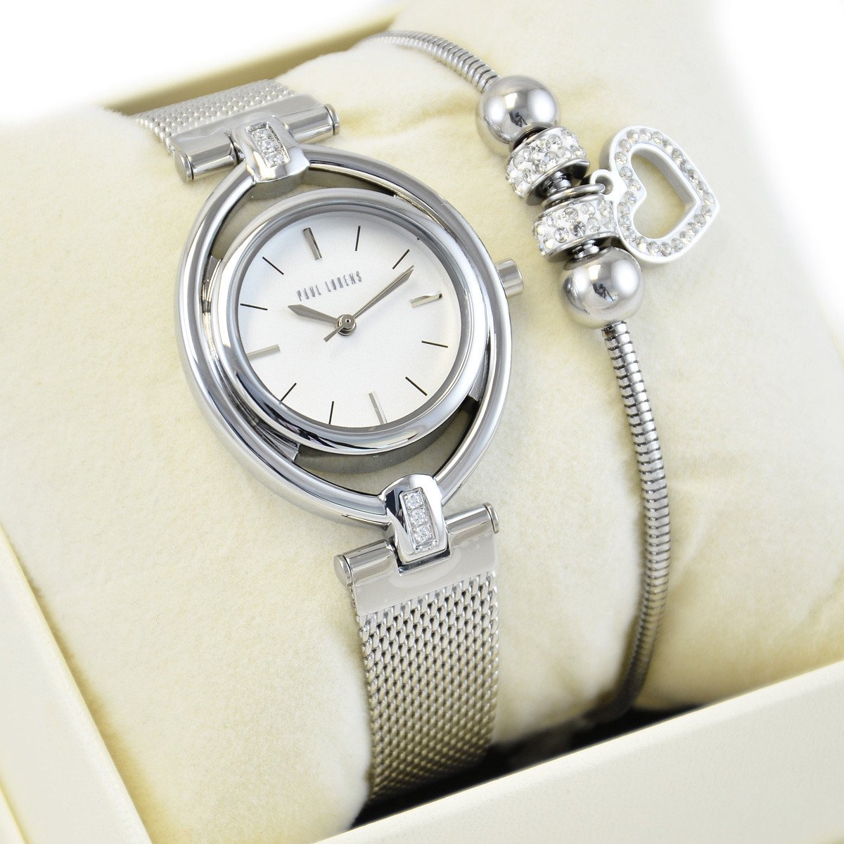 Zestaw damski zegarek Paul Lorens SERENA - 13628B-3C1 + bransoletka