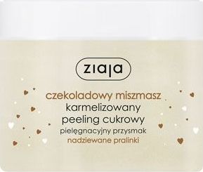 Ziaja ZIAJA_Czekoladowy miszmasz karmelizowany peeling cukrowy Nadziewane Pralinki 300ml