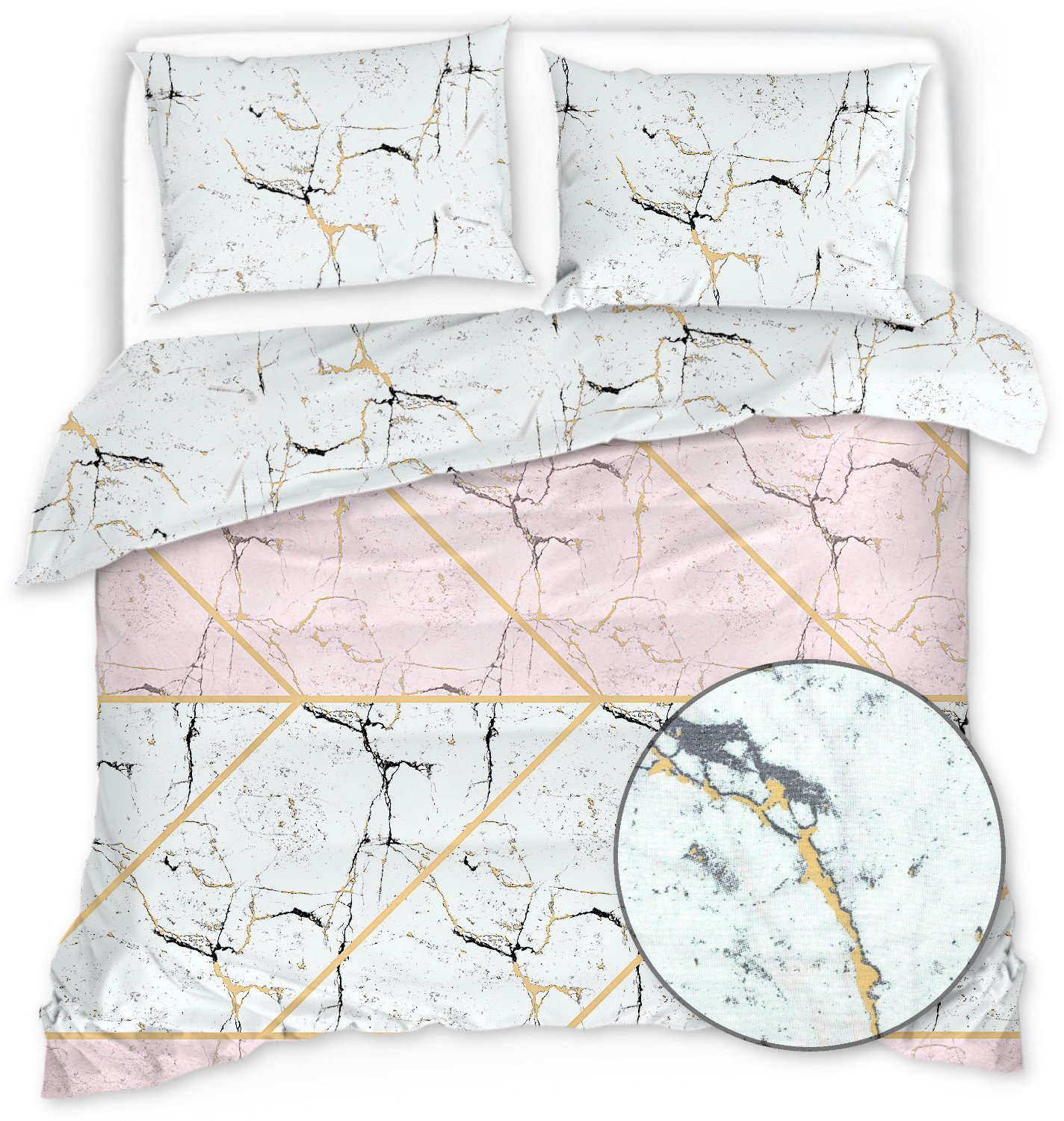 Pościel Z Mikrofibry 160X200 Marmur 20777