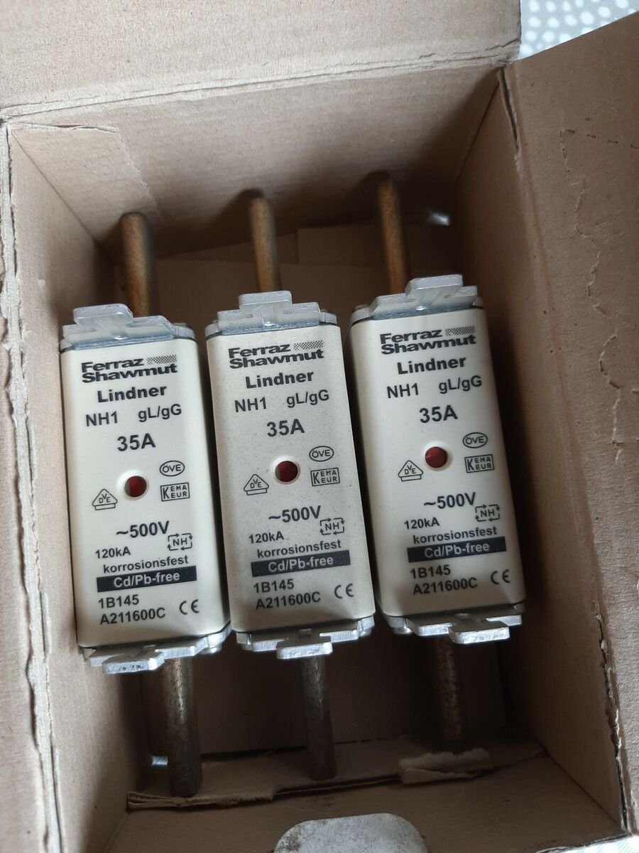 Wkładka bezpiecznikowa NH 1C 35A 500VAC gG A211600