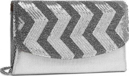 Accessorize Me Błyszcząca Torebka z Cekinami Srebrna Loveti