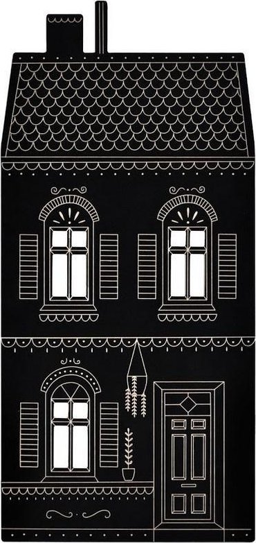 Milin Drewniana tablica kredowa, Kamienica 74x37cm