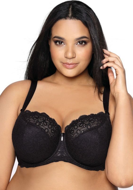 MAT Lingerie Biustonosz półusztywniany czarny Jackie M-0168/21 75B