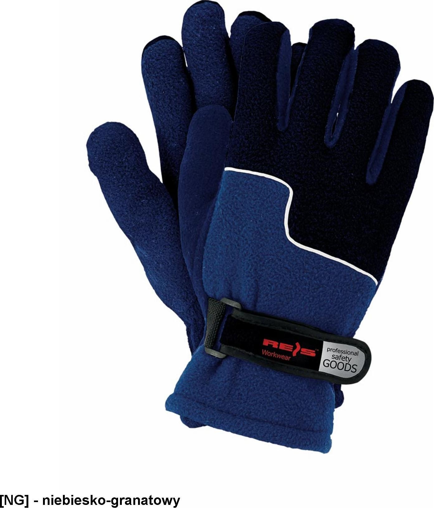 R.E.I.S. RPOLTRIP - rękawice ocieplane z polaru - niebiesko-granatowy