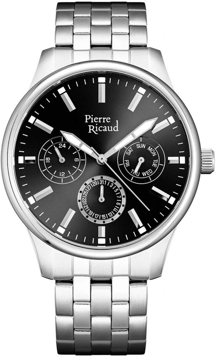 Zegarek męski Pierre Ricaud P91106.5114QF srebrny