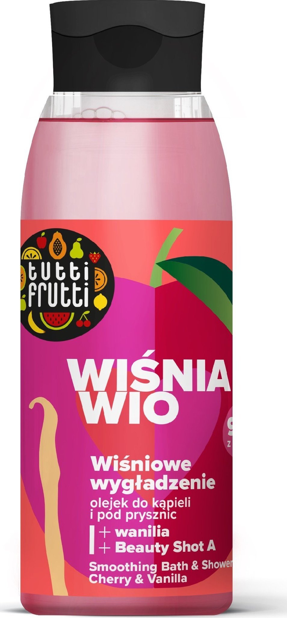 Farmona Farmona Tutti Frutti Wiśnia Wio Olejek do kąpieli i pod prysznic Wiśniowe Wygładzenie 400ml