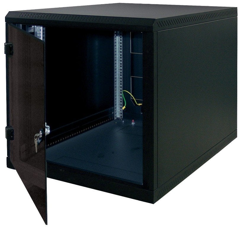 Szafa Triton TRITON 19" jednoczęściowa szafa 12U/400mm odpinane boczne osłony czarny