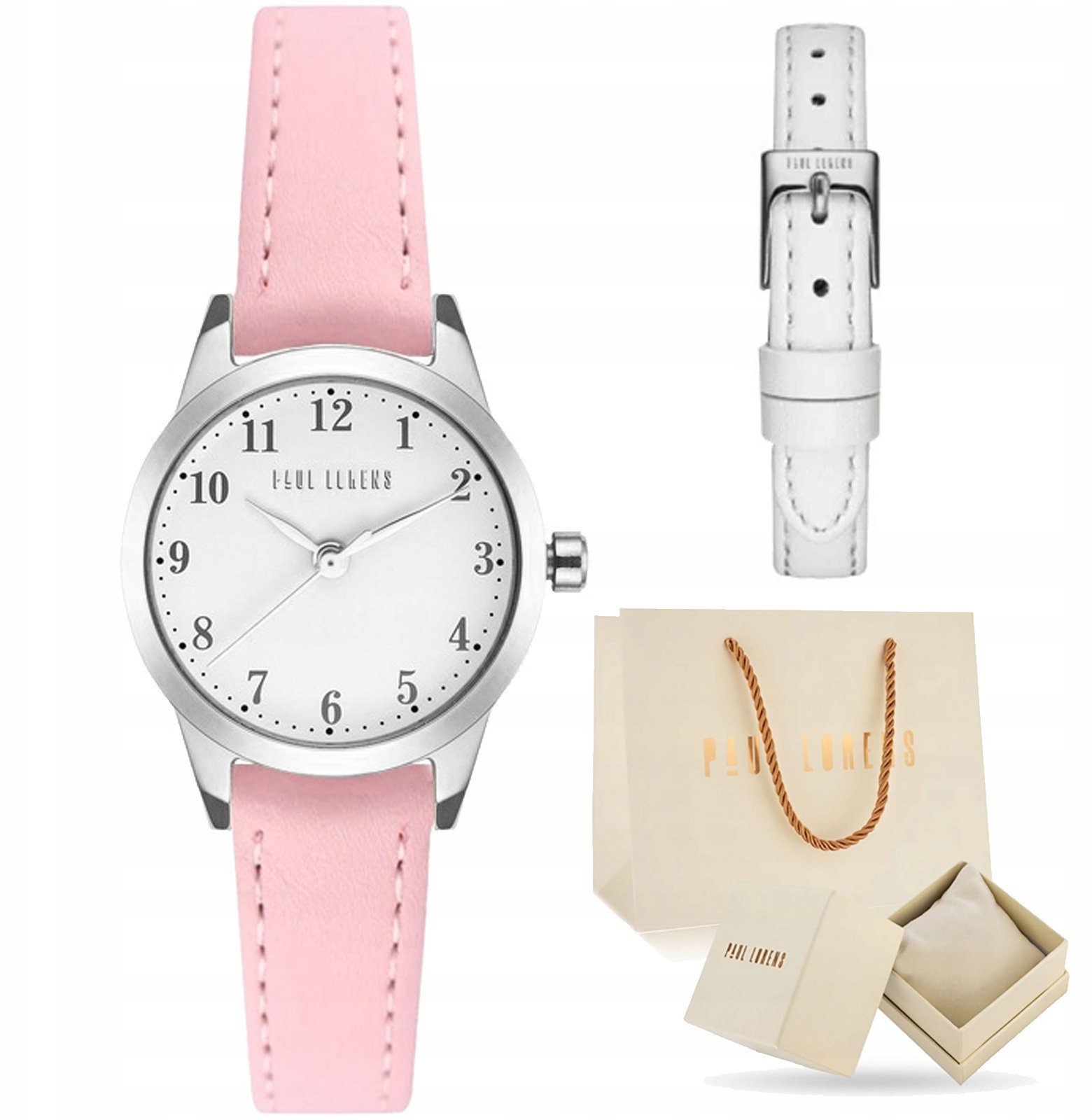 Zegarek dziecięcy Paul Lorens ALLIA z dwoma paskami (R/B/SK)