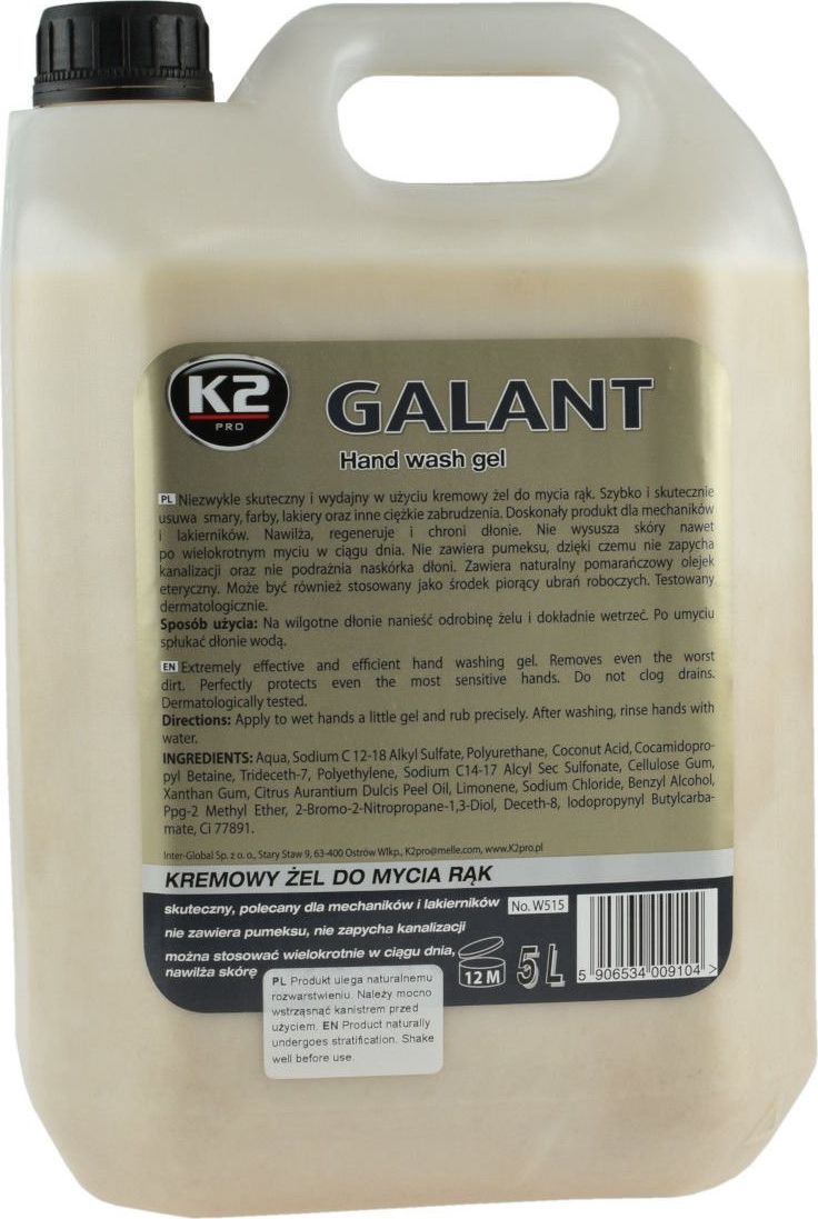 K2 K2-PASTA DO RAK Z DOZOWNIKIEM GALANT 5L