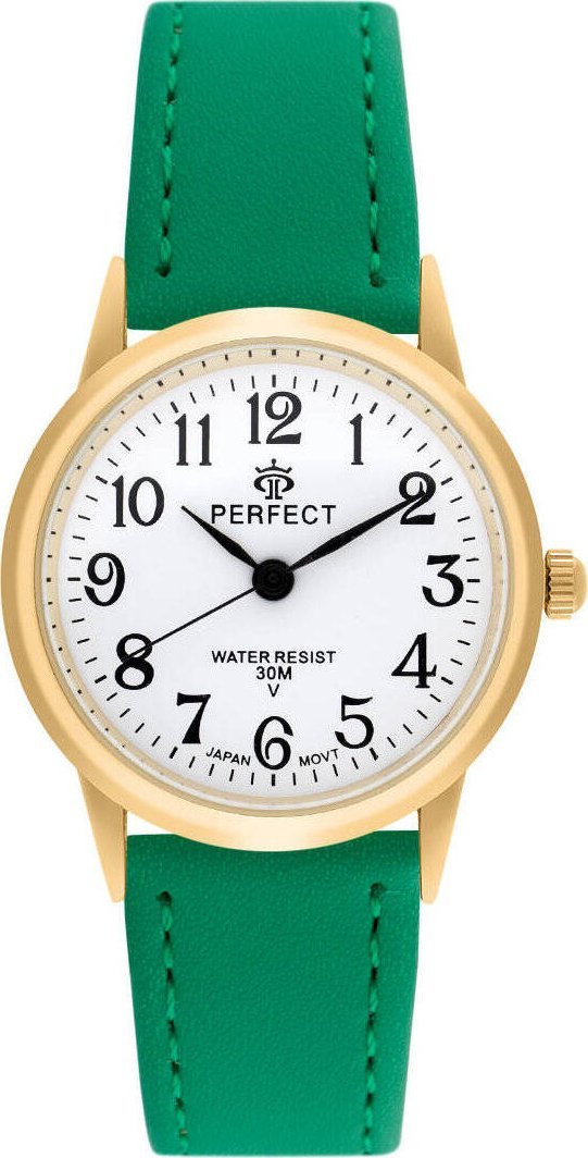 Zegarek Perfect Zegarek Perfect LXC052G-11 damski klasyczny czytelny .