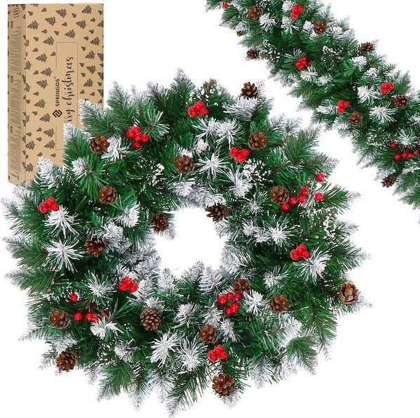 Dekoracja świąteczna Springos girlanda